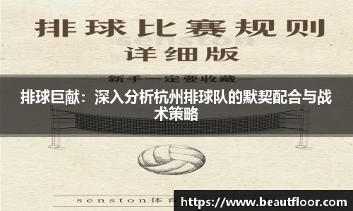排球巨献：深入分析杭州排球队的默契配合与战术策略